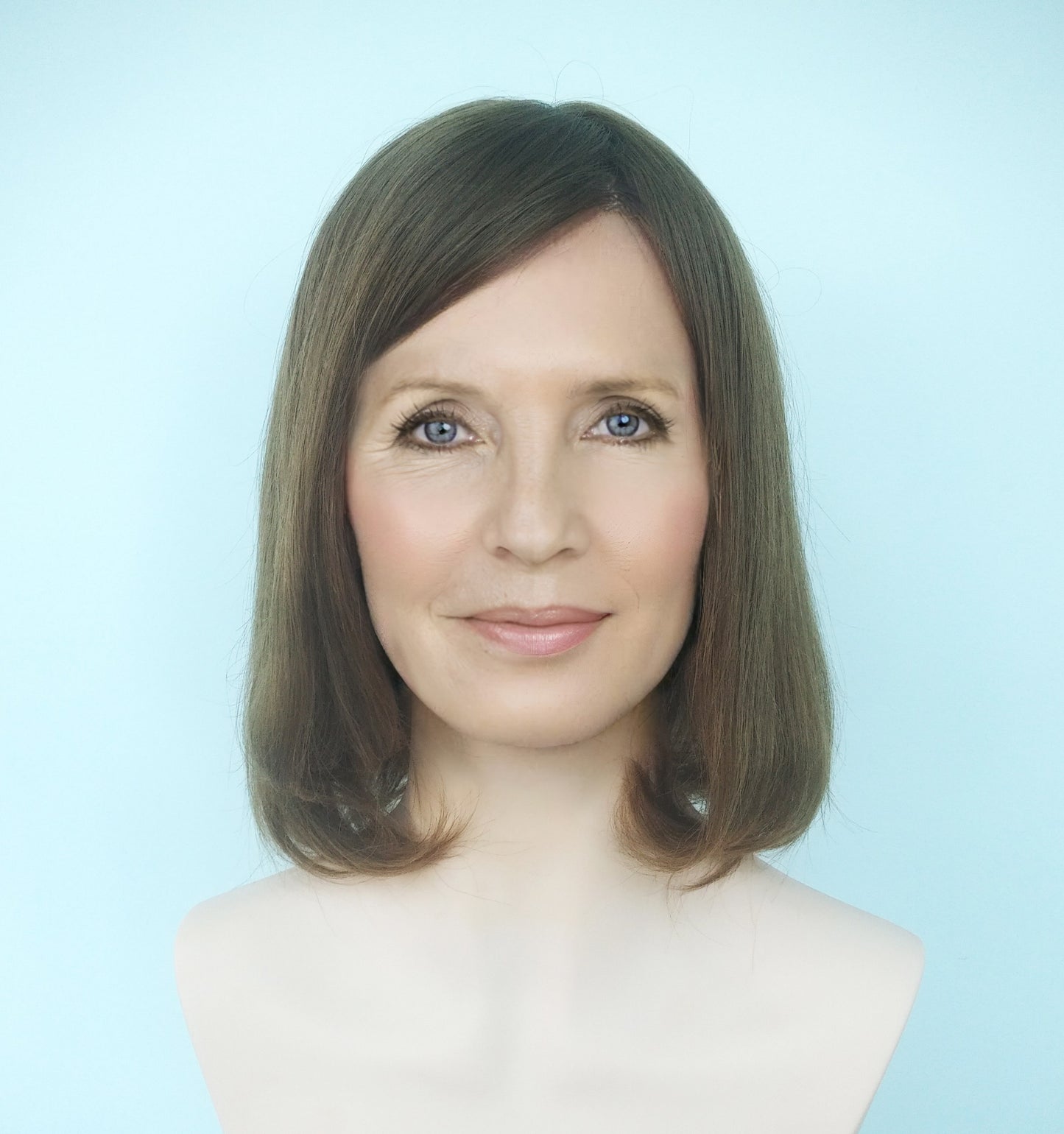 European hairpiece 12" mid-brown
