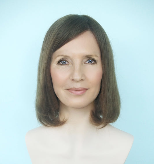 European hairpiece 12" mid-brown