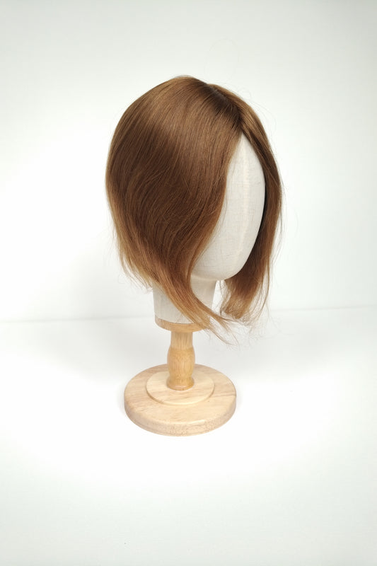 European hairpiece mid-length 10" light-brown
