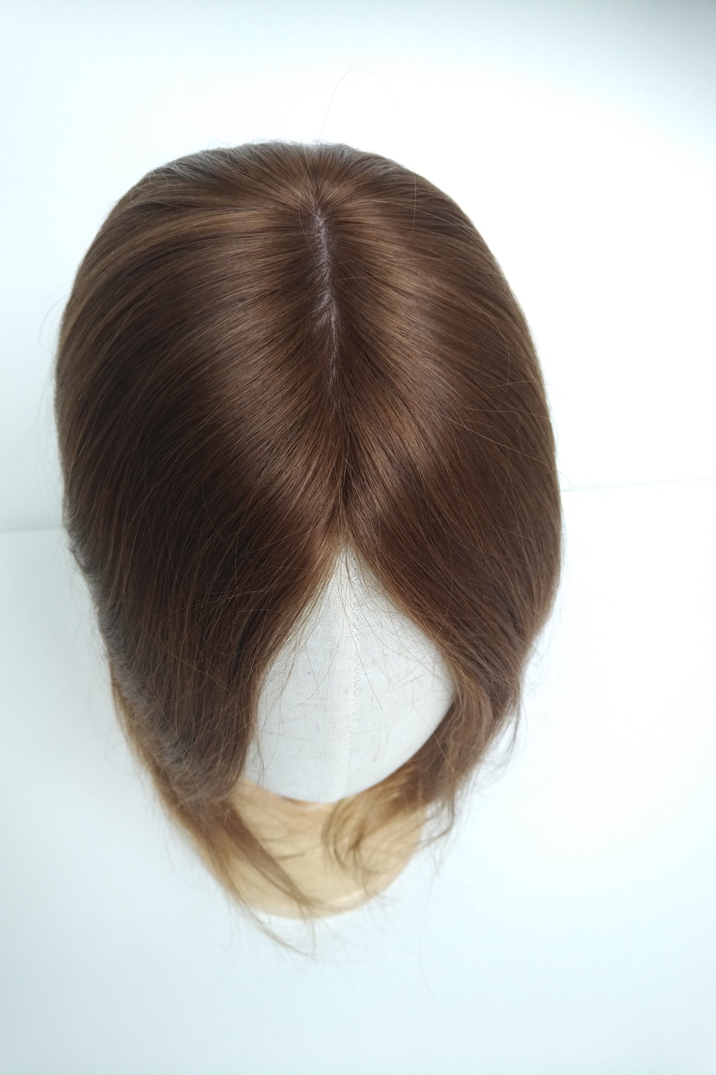 European hairpiece mid-length 10" light-brown