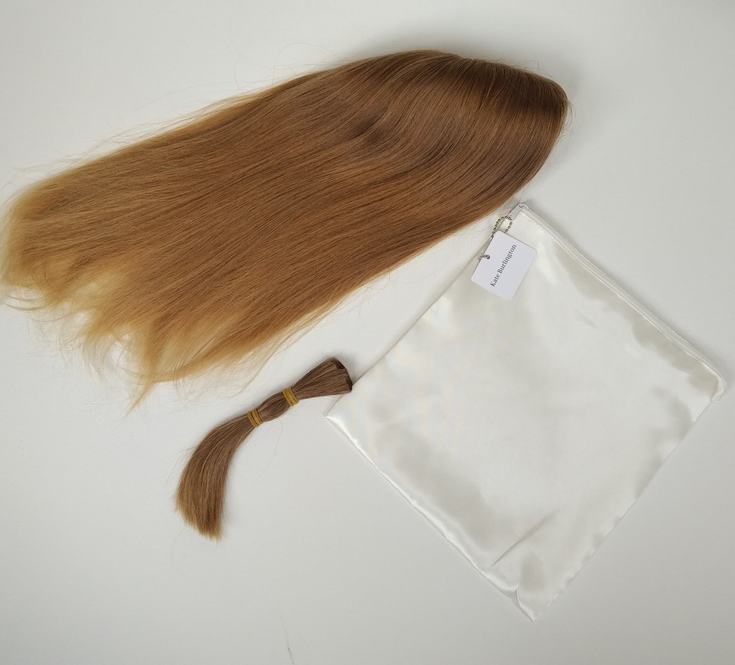 European hairpiece long 16" blonde