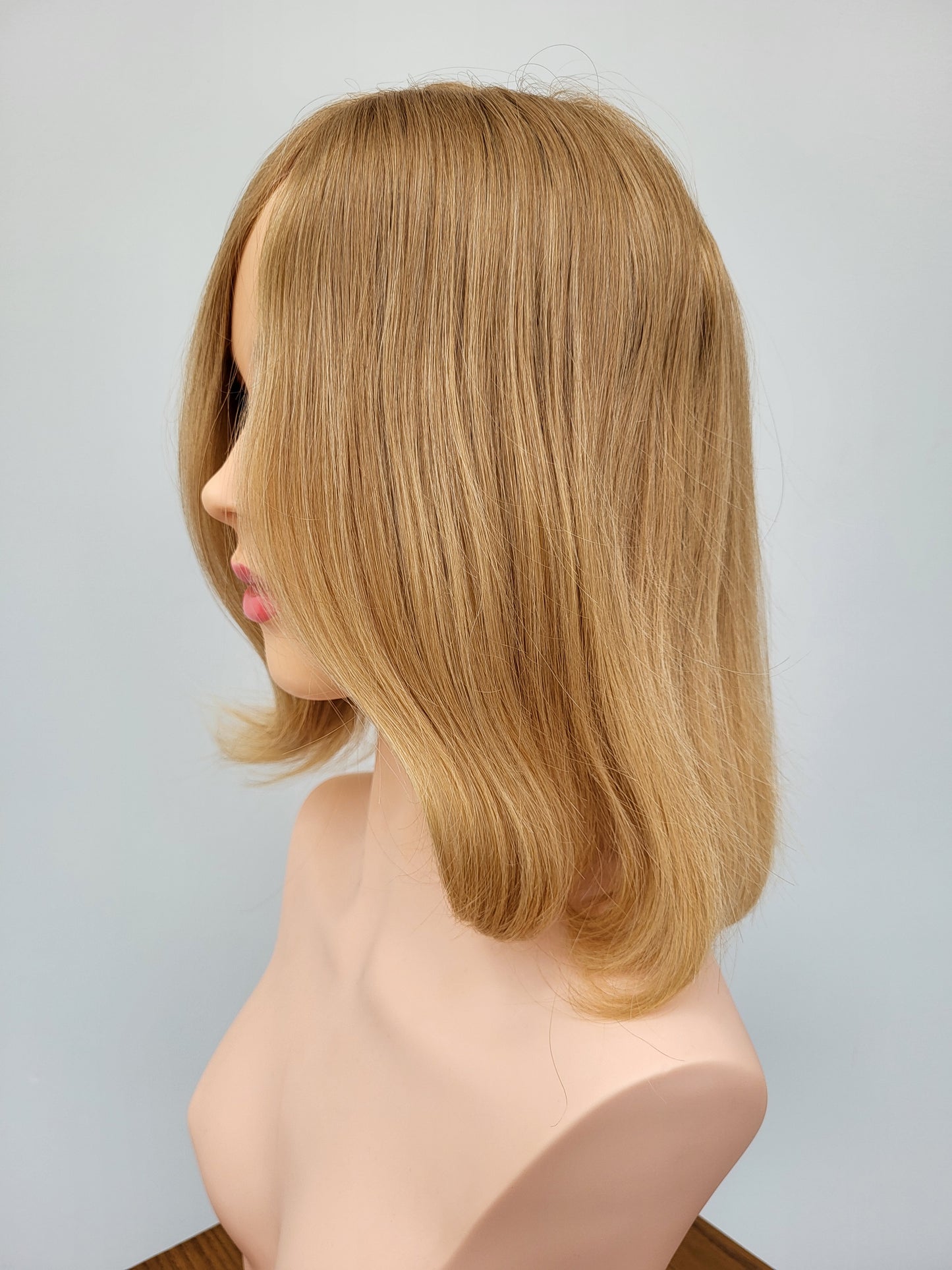European hairpiece long 14" Light-blonde