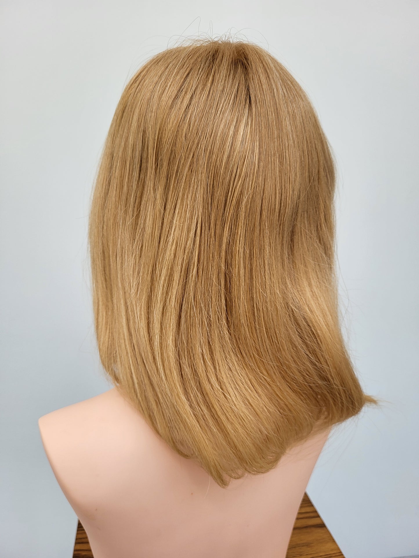 European hairpiece long 14" Light-blonde